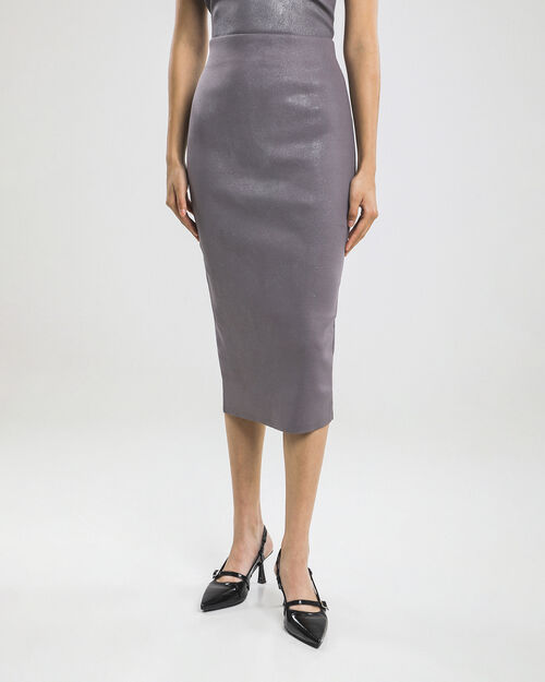 Falda Midi Foil